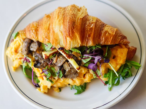 Truffle mushroom Croissant