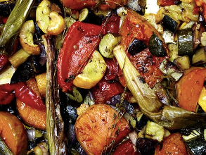 Honey Mustard Roast Vegetables