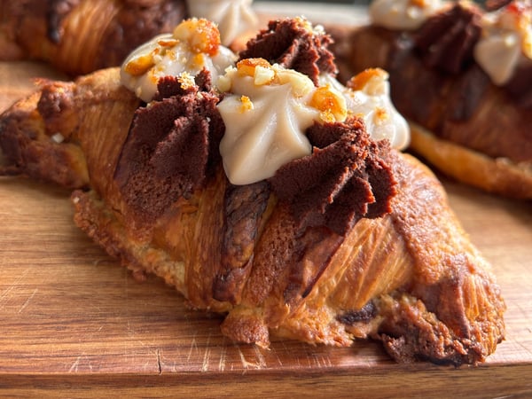 Hazelnut & Dark Chocolate Croissant