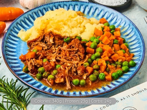 Lamb Shank, Veg, Mash - Frozen