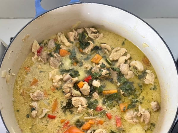 Simple Chicken & Vegetable Coconut Curry *Frozen*