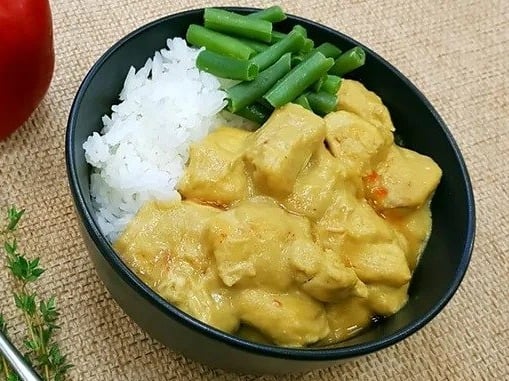 Satay Chicken with Jasmine Rice