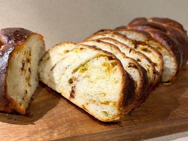 Sun-dried Tomato & Pesto Challah