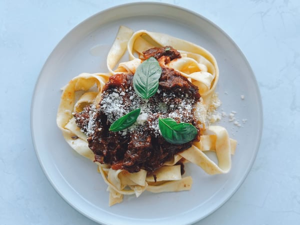 *Slow cooked Beef and Mushroom Ragu pasta -$18.50