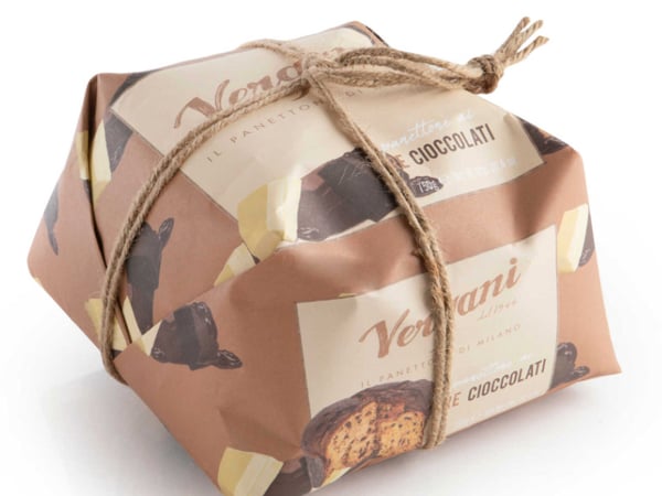 Vergani Three Chocolate Panettone