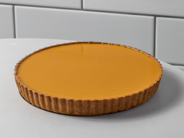 Yuzu and Mango Cheesecake Tart