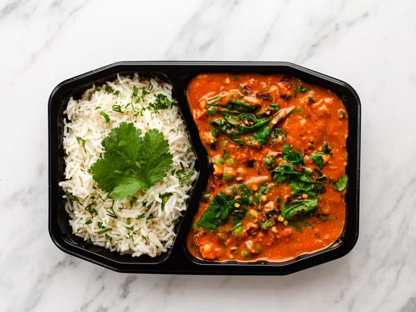 Chickpea, Pea and Spinach Curry (FROZEN)