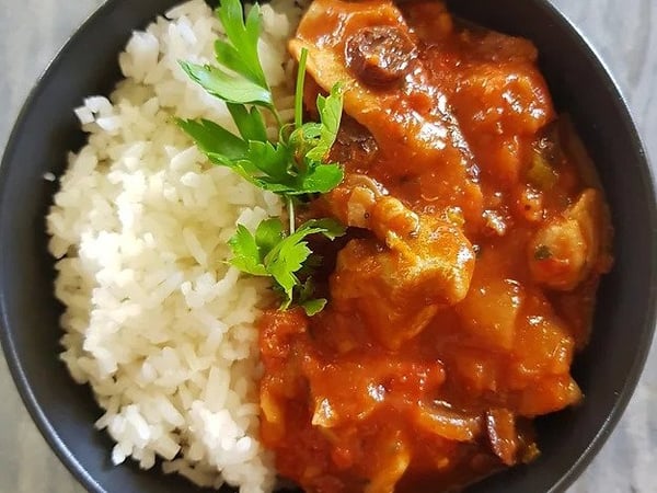 Chicken Cacciatore with Jasmine Rice