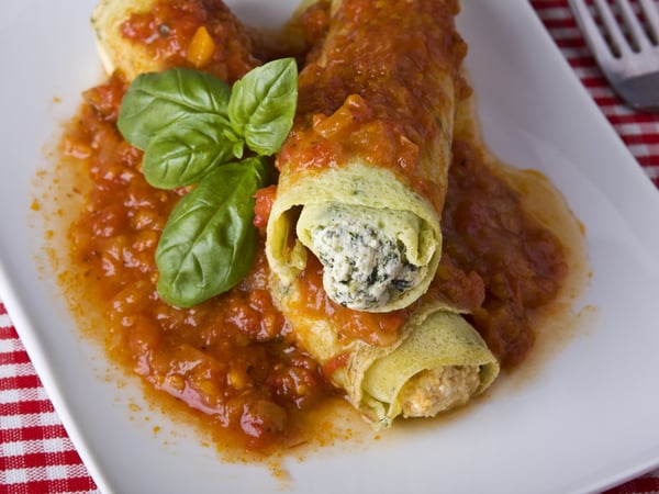 Pumpkin Ricotta Cannelloni