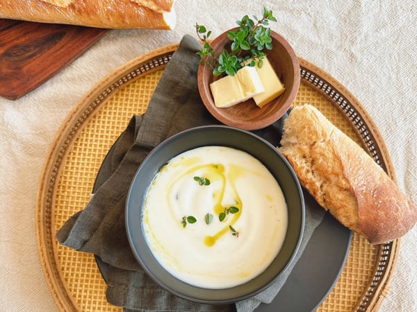 Cauliflower cream soup with truffle oil - FROZEN