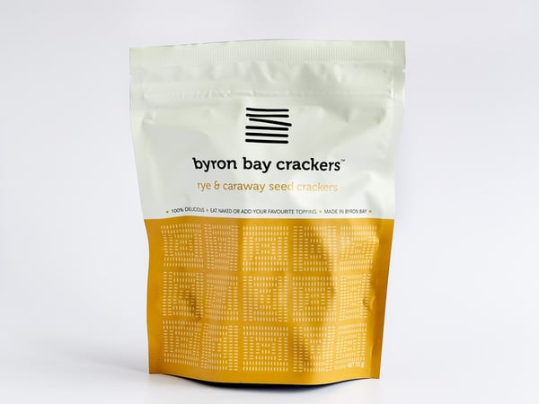 Byron Bay Crackers - Rye & Caraway (125gm)