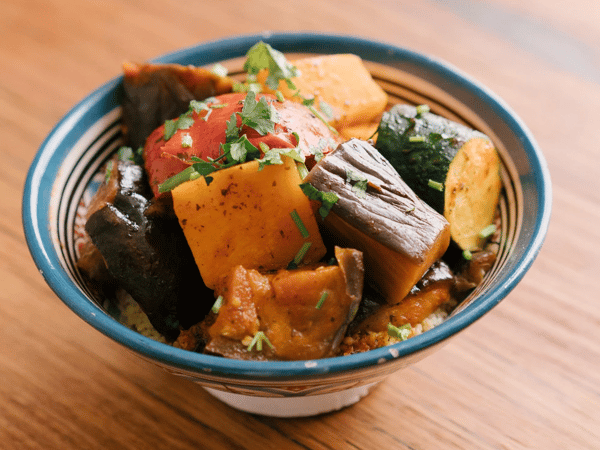 Seven Vegetables with Moroccan Couscous