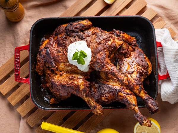 Tandoori Style Butterflied Chicken