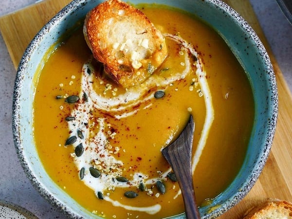 Pumpkin Orange & Ginger Soup