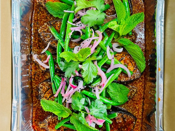 Spicy Korean Eggplant