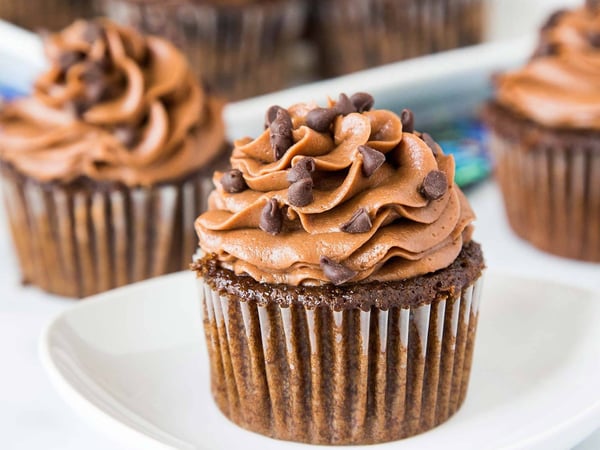 Death by Chocolate Cupcakes  | GF - DF - Vegan - Halal