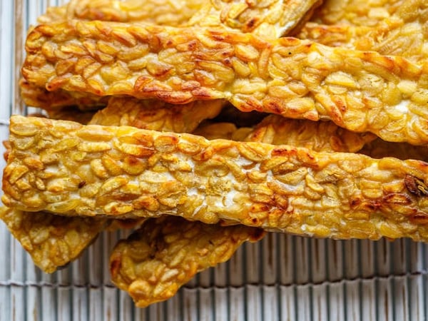 Tamari Tempeh with Asian Greens