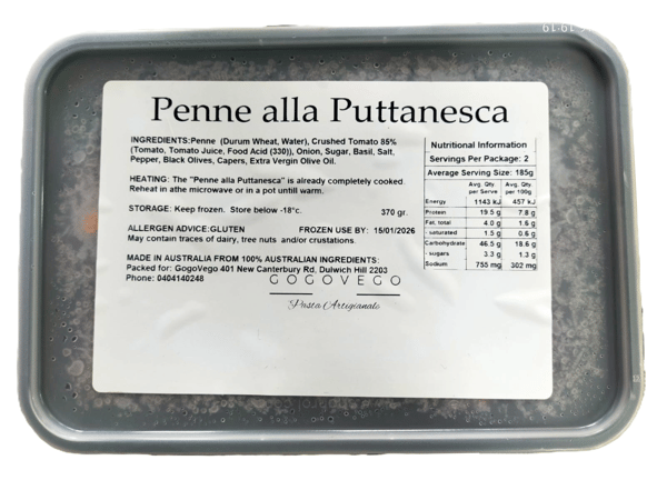 GogoVego Pasta alla Puttanesca (370g)