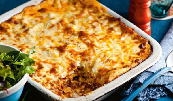 Traditional Pork & Veal Lasagna w/ Two-Cheese Bechamel