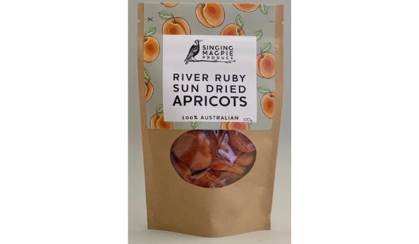 Singing Magpie Produce River Ruby Sun Dried Apricots 100g