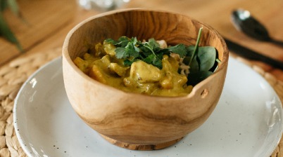 Meal for One-Vietnamese Chicken Curry with Rice