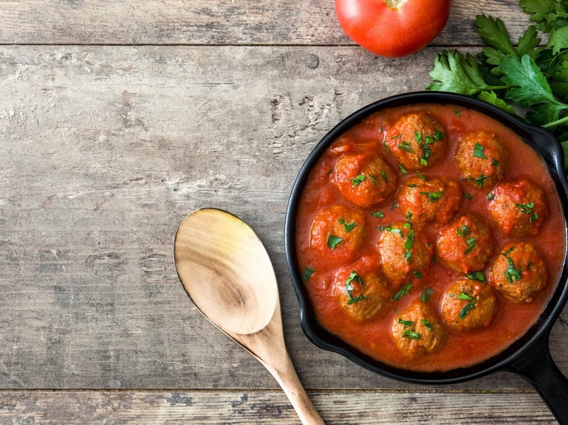 Italian Meatballs in a Tomato Sauce