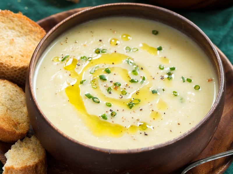 Creamy Potato & Leek Soup