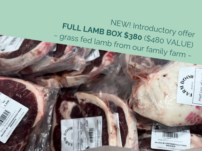 Full Box Grass Fed Lamb