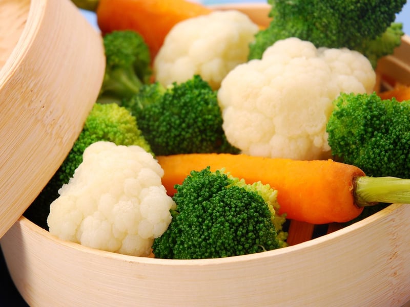 Seasonal Steamed Vegetables