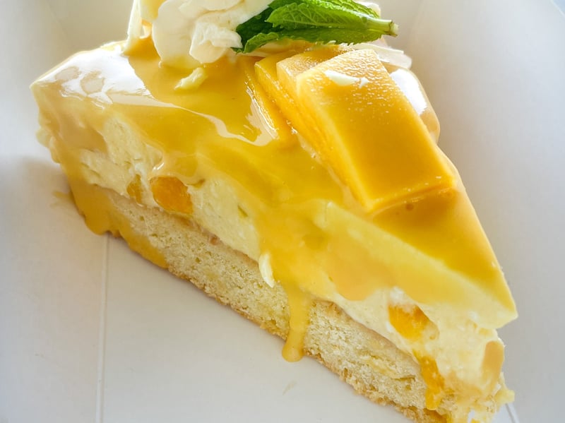 Mango & Coconut Tart with White Chocolate