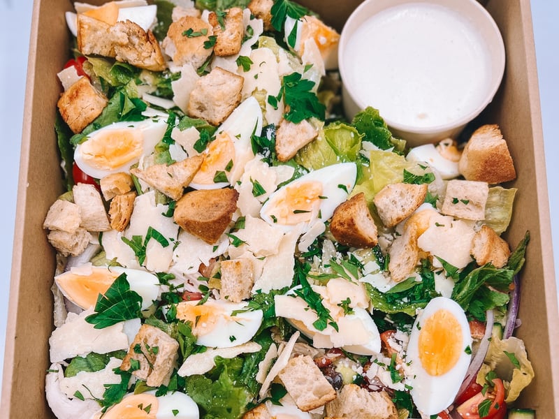 Healthier Caesar Salad (serves 6 )