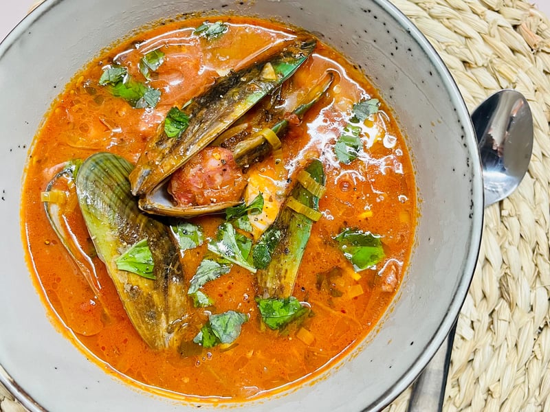 Spanish Fish, Chorizo & Butter Beans Stew