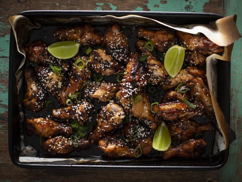 Sweet & Sticky Chicken with Drunken Rice