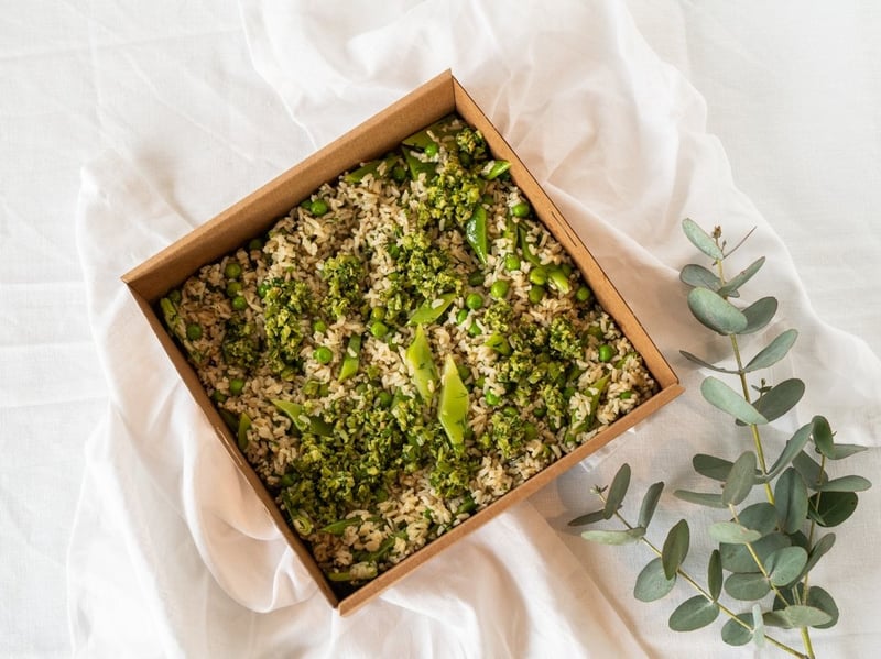 Brown Rice, Broad Bean and Pea Salad