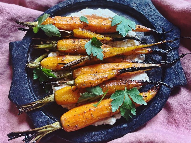 Roasted Heirloom Carrots (V/GF)