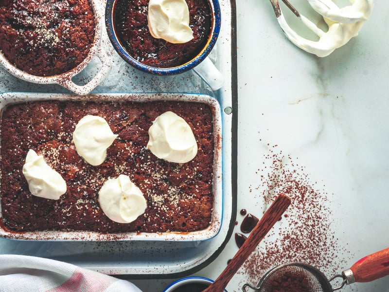 Mocha Chocolate Pudding