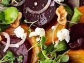 Beetroot, Goats Cheese and Walnut Salad