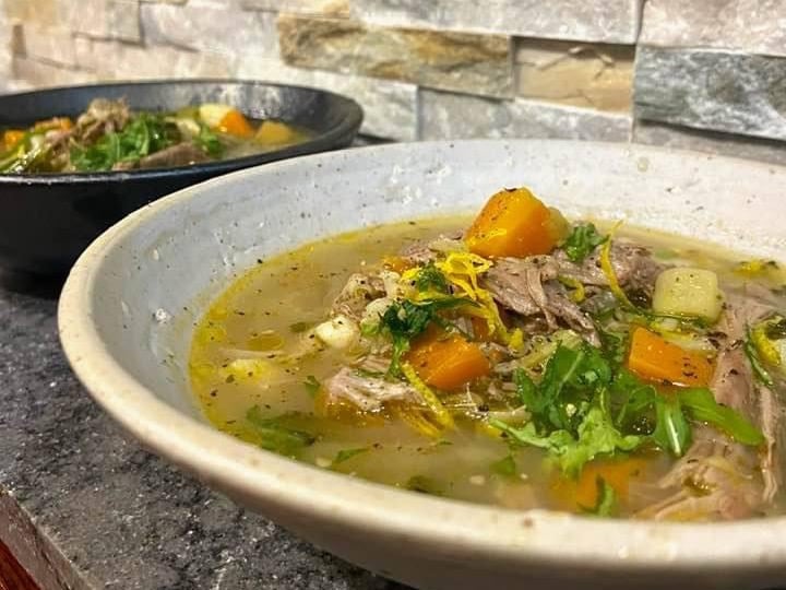 Lamb Pearl Barley and Lemon Soup