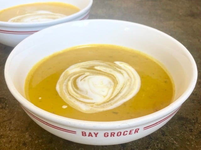 Pumpkin, Coconut and Ginger Soup