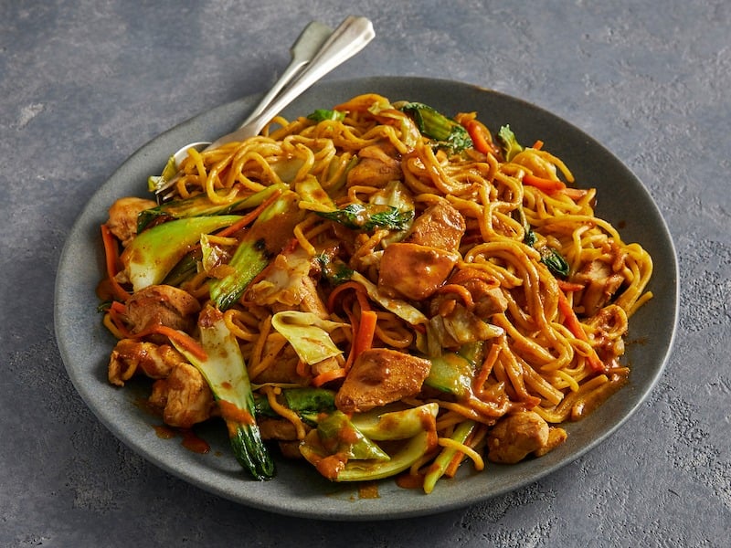 Thai Satay Chicken Noodle Stir-fry