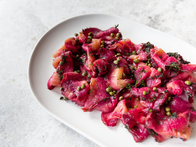 Beetroot & Gin Cured Salmon Gravlax (600g)