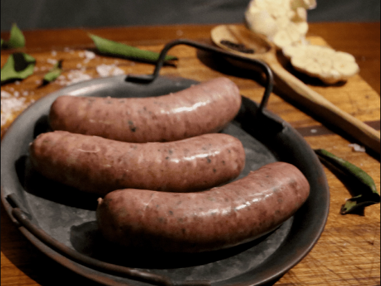 Wild Venison Sausage with Lemon Myrtle