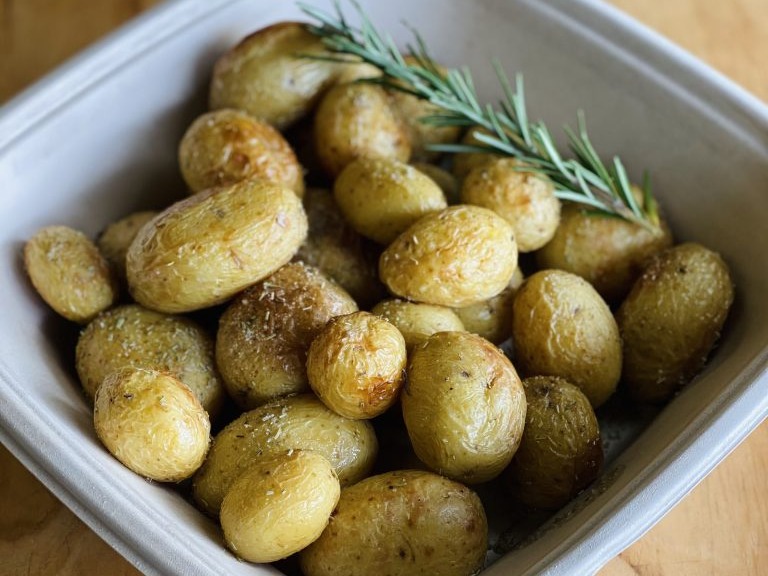 Roasted Potatoes w/ Rosemary Salt