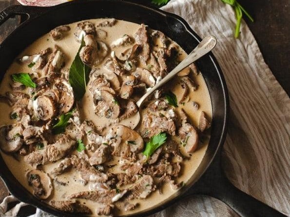 Beef Stroganoff