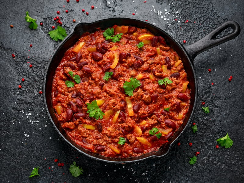 Chilli Con Carne with Mash Potato