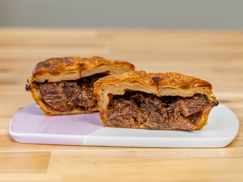 Korean Bulgogi Beef Cheek Pie