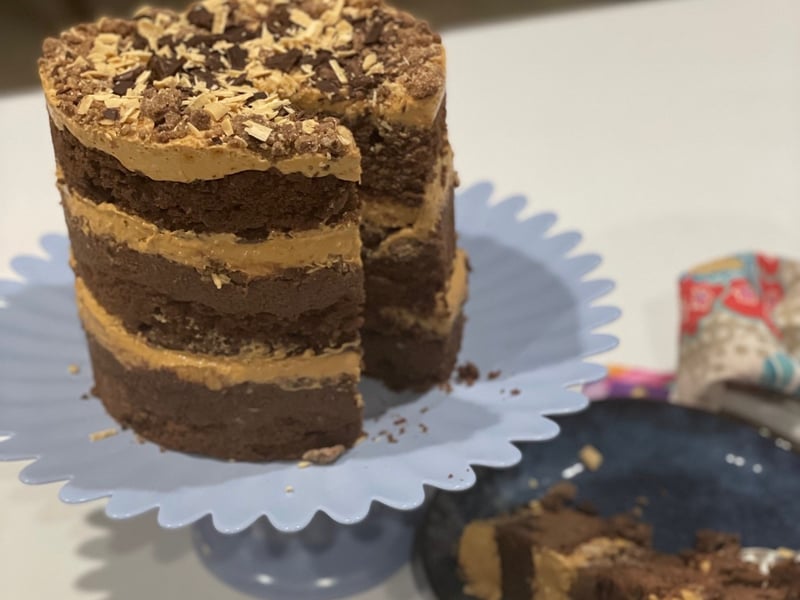 TBL Chocolate and Salted Caramel Stack Cake