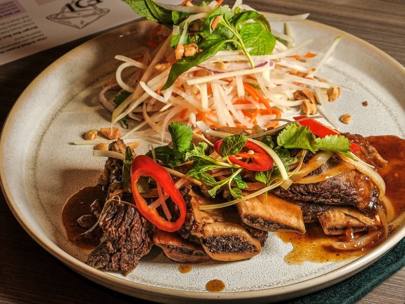 Beef Ribs in Tamarind Sauce |  Sườn Bò Sốt Me