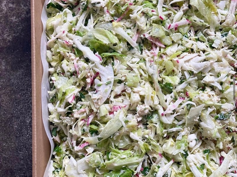 Spring Herby Italian Slaw