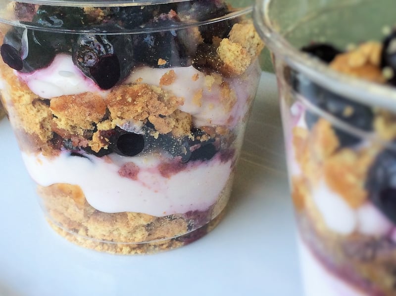 Blueberry Cheesecake Breaky Cup